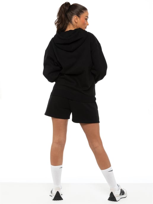 Enzo Womens Oversized Hoodie Trainingsanzug mit Shorts - Image 3