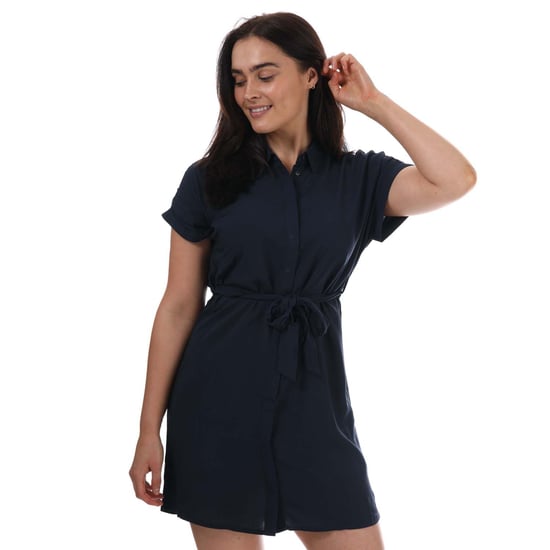 Women's Vero Moda Easy SS Shirt Dress in Navy