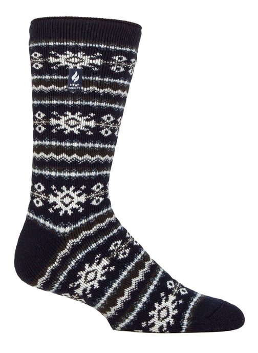 Herren Nordic Socken | Wärmehalter | Atmungsaktive Lite Extra Warme Winter Thermo Socken - Navy - Image 1