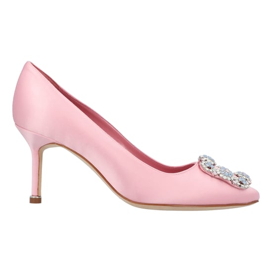 Manolo Blahnik Hangisi 070 Pump in Pink - Image 1