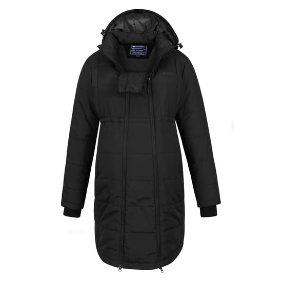 Mountain Warehouse Womens/Ladies Amethyst Long Maternity Padded Jacket (Schwarz) - Image 5