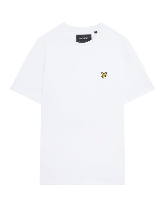 Lyle & Scott Einfarbiges T-Shirt in Weiß - Image 1