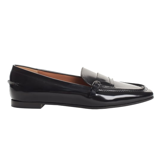 X3A079 women's leather loafers