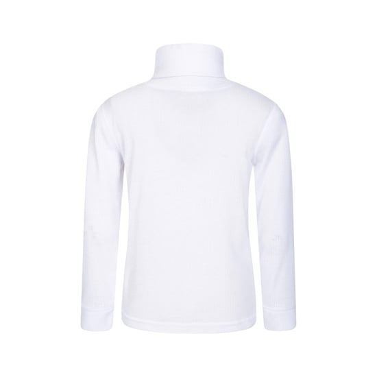 Mountain Warehouse Childrens/Kids Talus Roll Neck Long-Sleeved Top (White)