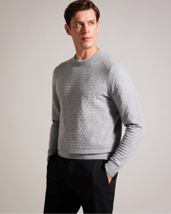 Ted Baker Loung Herren Langarm T-Strickpullover - Image 1