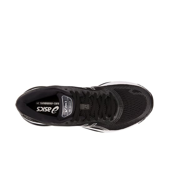 Asics Gel Nimbus 21 Lace-Up Schwarz Synthetik Herren Running Trainer 1011A169_001 - Image 3