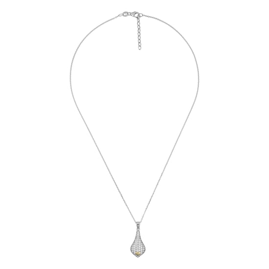 Orphelia Damen-Kette aus 925er Sterlingsilber mit Anhänger – Silber/Gold ZH-4880 - Image 3