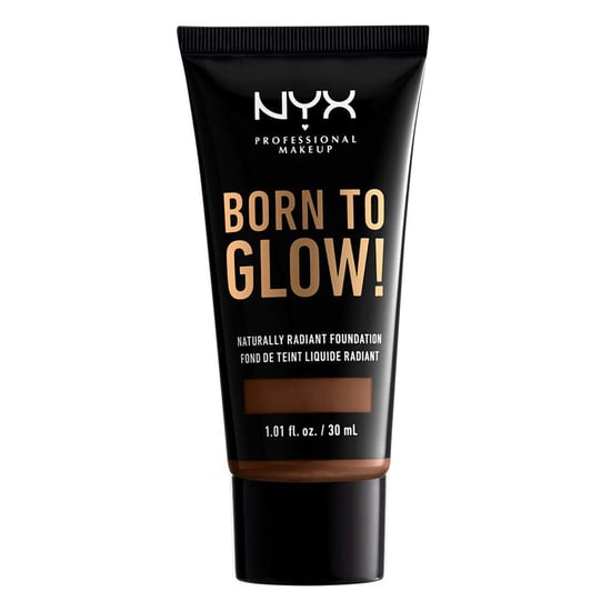 NYX Professional Makeup Vegan Born To Glow! Naturally Radiant Foundation, Deep Rich