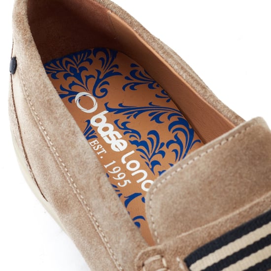 Base London Drum Leder Herren Sand Loafers - Image 6
