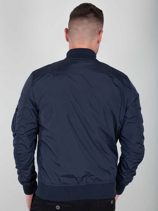 Alpha Industries Men's MA-1 TT Bomber Jacket in Dark Blue - Image 2
