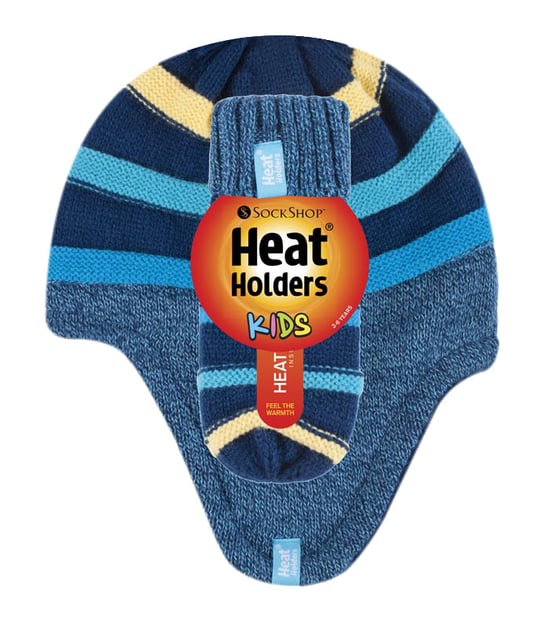 Wärmehalter - Kinder Jungen Winter Warm Fleece gefüttert Thermomütze und Fäustlinge Set mit Ohrenklappen - CCM2P4 - Image 2
