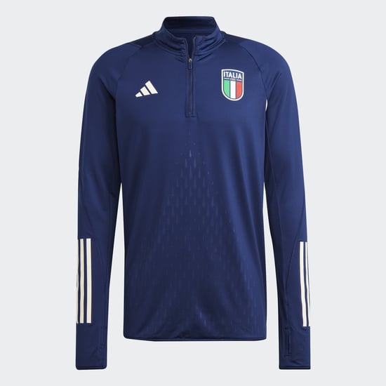 Haut Italy 2023/24 Pro Training adidas Pour Homme en Bleu - Image 3