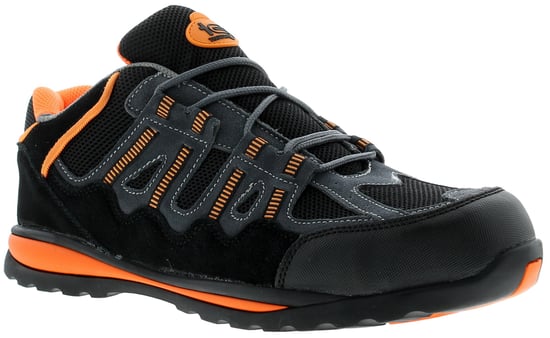Tradesafe Raft Men's Leather Safety Trainers Black