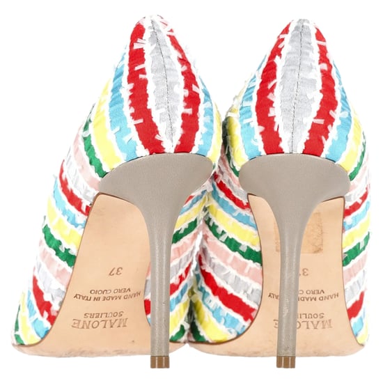 Malone Souliers Brenda Pumps aus mehrfarbigem Canvas - Image 5