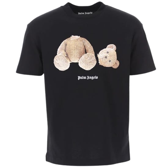 Palm Angels Teddybär-T-Shirt in Schwarz - Image 1