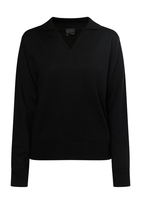 Dreimaster Strickpullover Damen Schwarz - Image 1