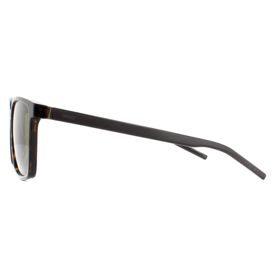 Hugo by Hugo Boss Square Mens Havanna Grün Sonnenbrille - Image 3