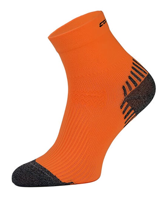 COMODO - Unisex Chaussettes de Contention pour Running Compression pour Sport - Orange Néon - Image 1