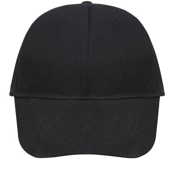 SOLS Unisex Buffalo 6 Panel Baseball Cap (Black)