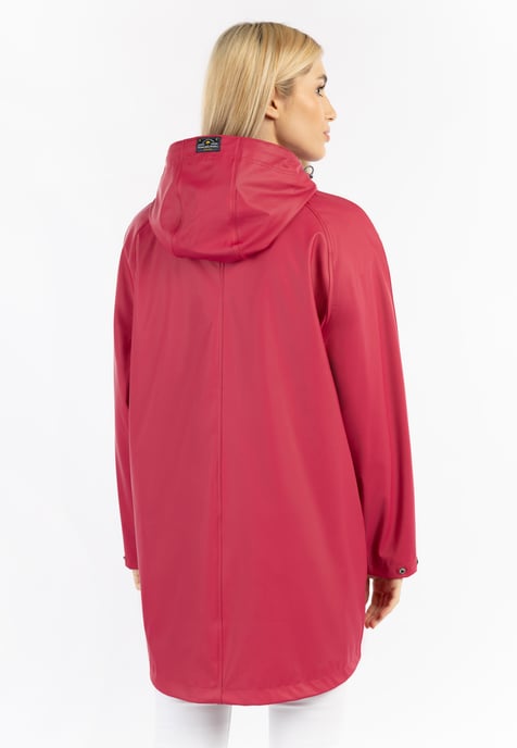 Schmuddelwedda Übergroßer Regenmantel Damen Beere-280 - Image 5