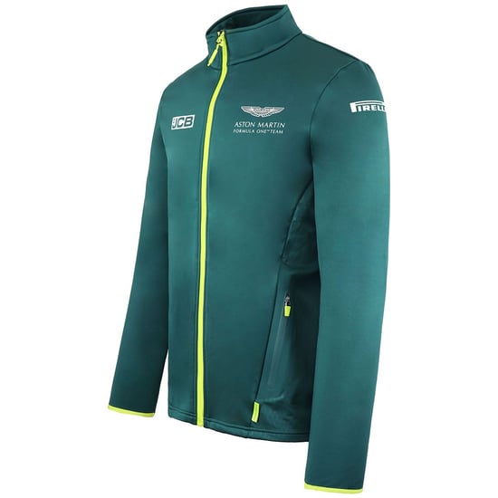 Grüne Softshelljacke für Damen des offiziellen Aston Martin F1-Teams - Image 3