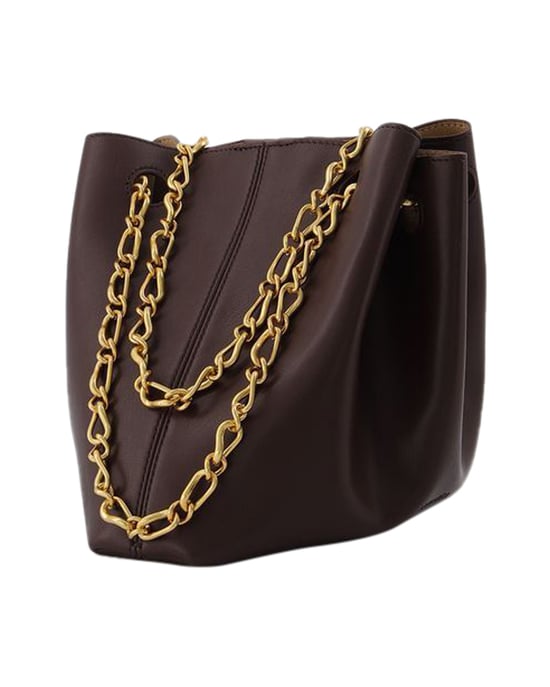 Die Gather Bucket Bag aus braunem veganem Leder - Image 2