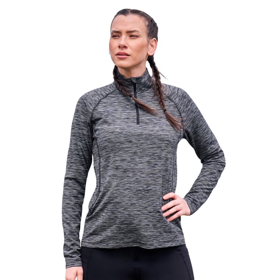 Mountain Warehouse - "Bend & Stretch" Midlayer mit halbem Reißverschluss für Damen (Schwarz) - Image 5