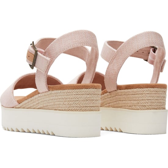 TOMS Diana Nylon Damen Ballett Rosa Keile - Image 2
