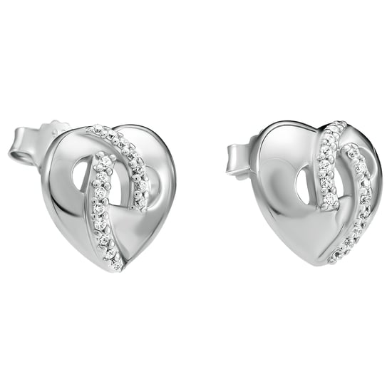 Orphelia 'Amore' Ohrstecker für Damen aus 925er Sterlingsilber - Silber ZO-7577 - Image 1