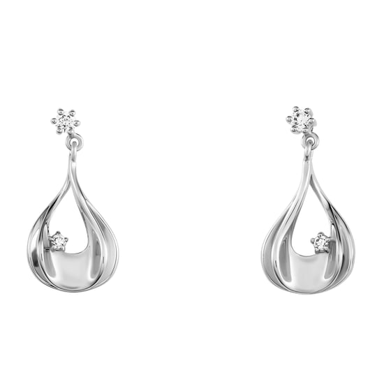 Orphelia 'Etoile' Tropfenohrringe aus 925er Sterlingsilber für Damen - Silber ZO-7524 - Image 3