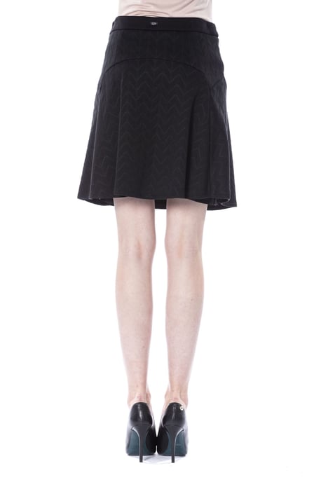 BYBLOS Women's Black Polyester Skirt