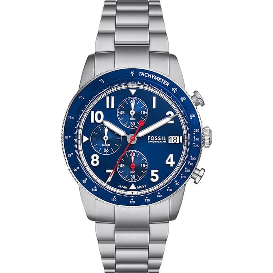 Fossil Sport Tourer Silber Herren Armbanduhr FS6047 - Image 1
