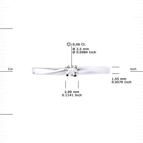 DIADEMA - Ring - Diamond - White Gold