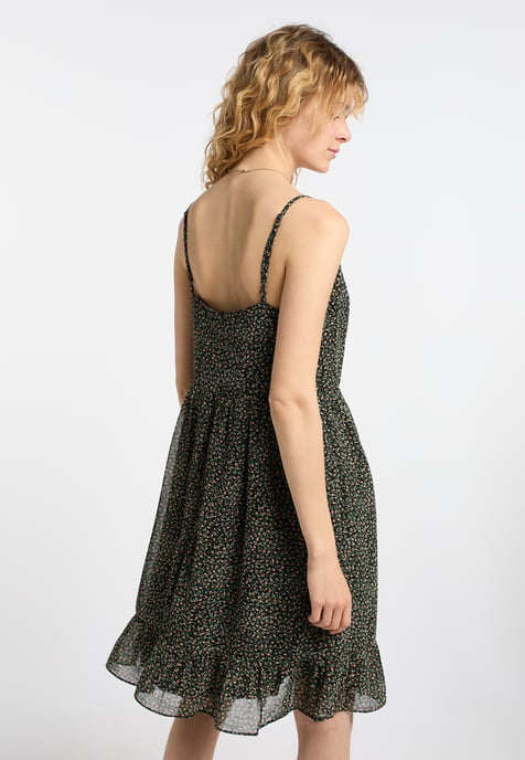 Dreimaster Kleid Damen Schwarz Mehrfarbig - Image 4