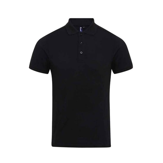 Premier Herren Coolchecker Plus Pique Polo T-Shirt (Schwarz) - Image 1