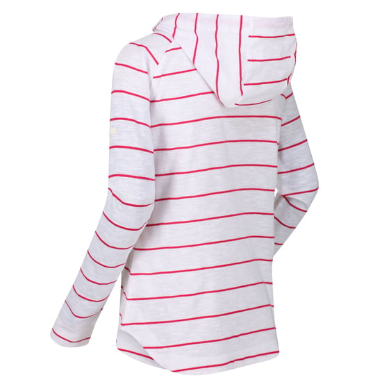 Regatta Womens/Ladies Merindah Hoodie (Virtual Pink Stripe)