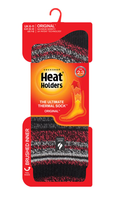 Heat Holders - Herren Extra Dicke Thermosocken für den Winter | Warme Flauschige Fleeceisolierte Socken | Geschenke für Männer - Schwarz (Bari) - Image 2