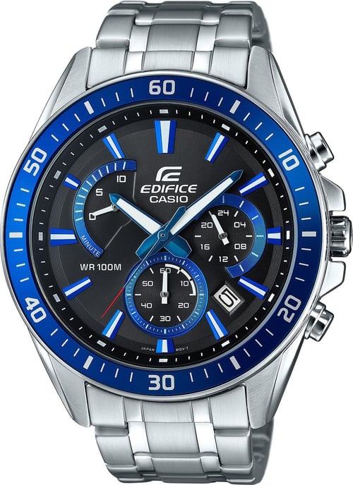 Casio Edifice Herren Silberne Uhr EFR-552D-2AVUEF - Image 1