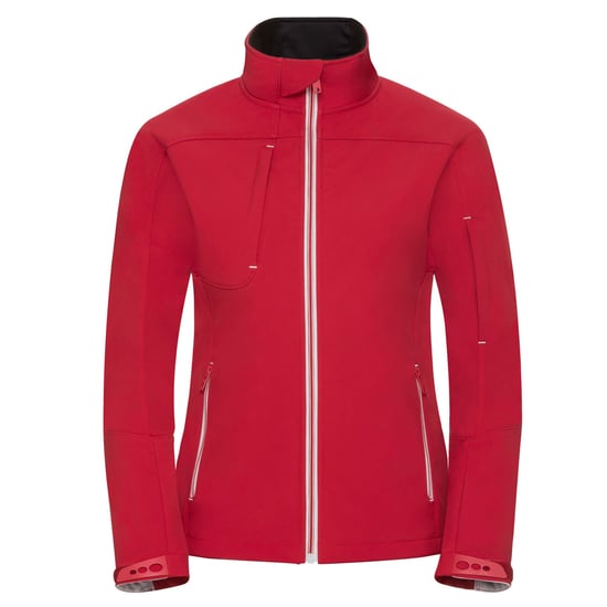 Russell Womens/Ladies Bionic Soft Shell Jacket (Klassisch Rot) - Image 1