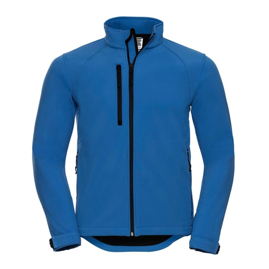 Russell - Softshelljacke für Herren (Azure Blau) - Image 1