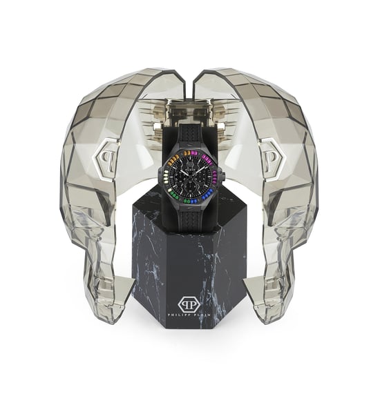 Philipp Plein Plein Chrono Royal Unisex schwarze Uhr PWPSA0724 - Image 4