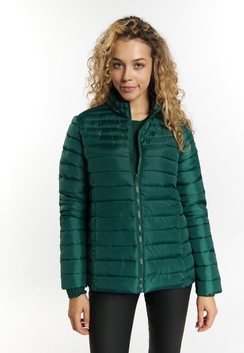 Mymo Leicht wattierte Jacke Damen dunkelgrün - Image 3