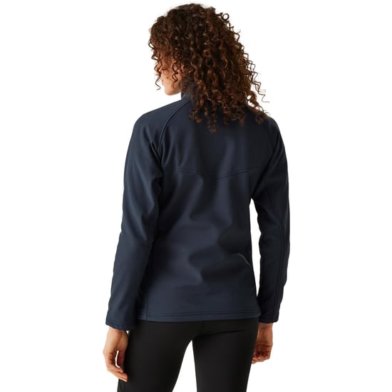 Regatta Ladies Uproar Softshell Wind Resistant Jacket (Navy)