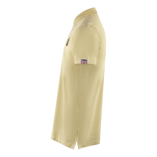 Aquascutum London Crest Beige Polo Shirt