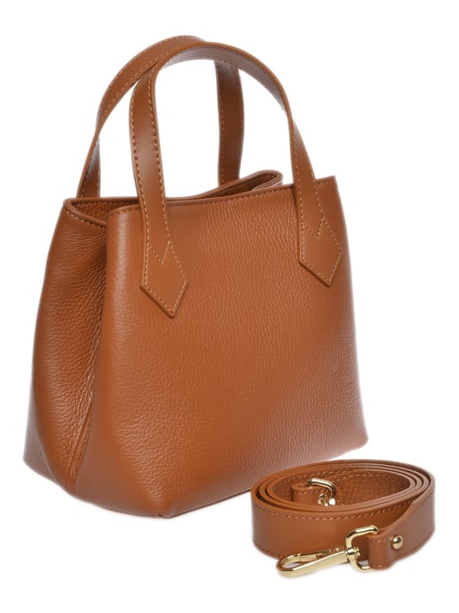 Luisa Vannini Braun Rindsledertasche - Image 2