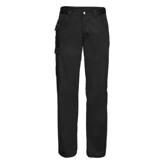 Russell Mens Polycotton Twill Trouser / Pants (Regular) (Black)