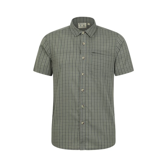 Mountain Warehouse Mens Cotton Shirt (Dark Green)