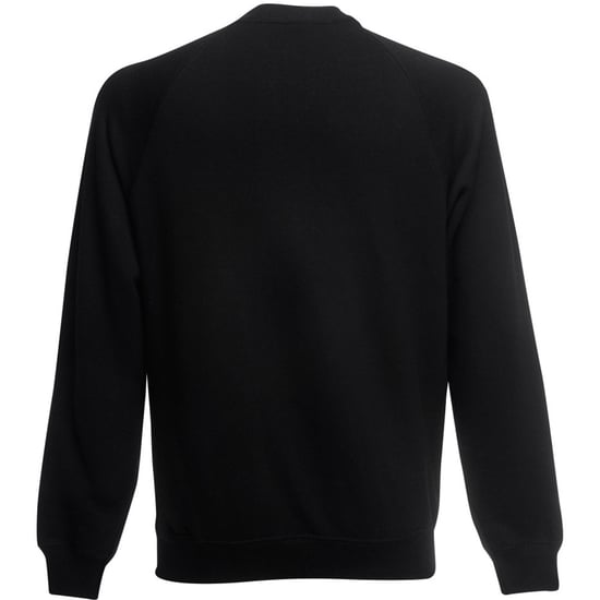 Fruit Of The Loom Childrens Unisex Raglan Ärmel Sweatshirt (2er Pack) (Schwarz) - Image 2