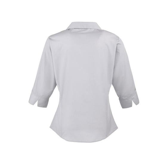 Premier - Hemd für Damen 3/4 Ärmel (Silber) - Image 2