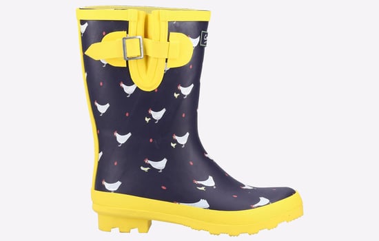 Cotswold Farmyard Mid Gummihuhn-Wellington-Stiefel - Image 1